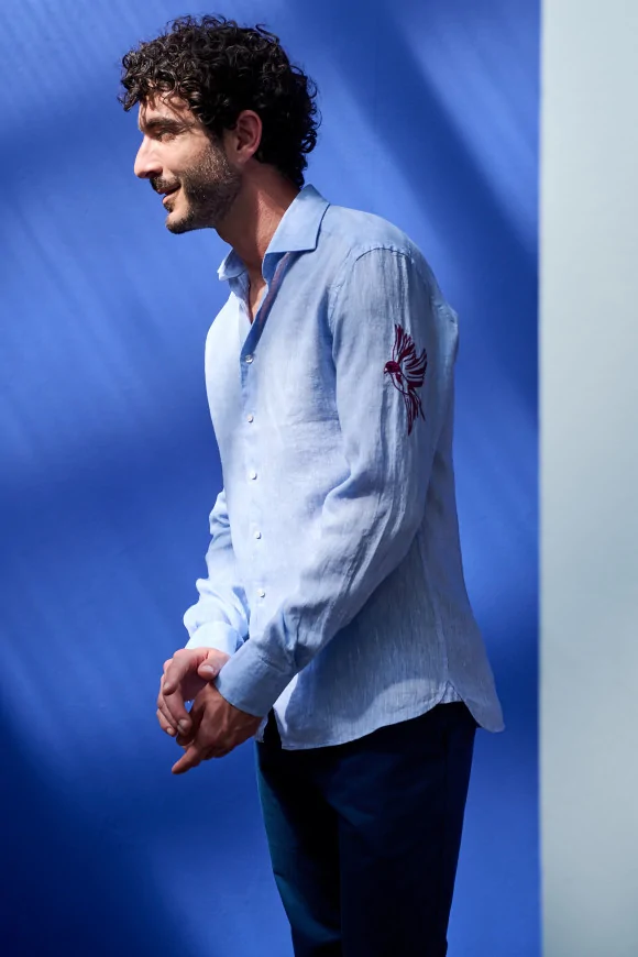Achat Chemise RIVIERA COLIBRI Bleu