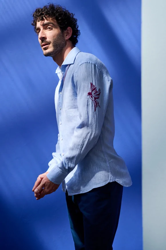 Achat Chemise RIVIERA COLIBRI Bleu