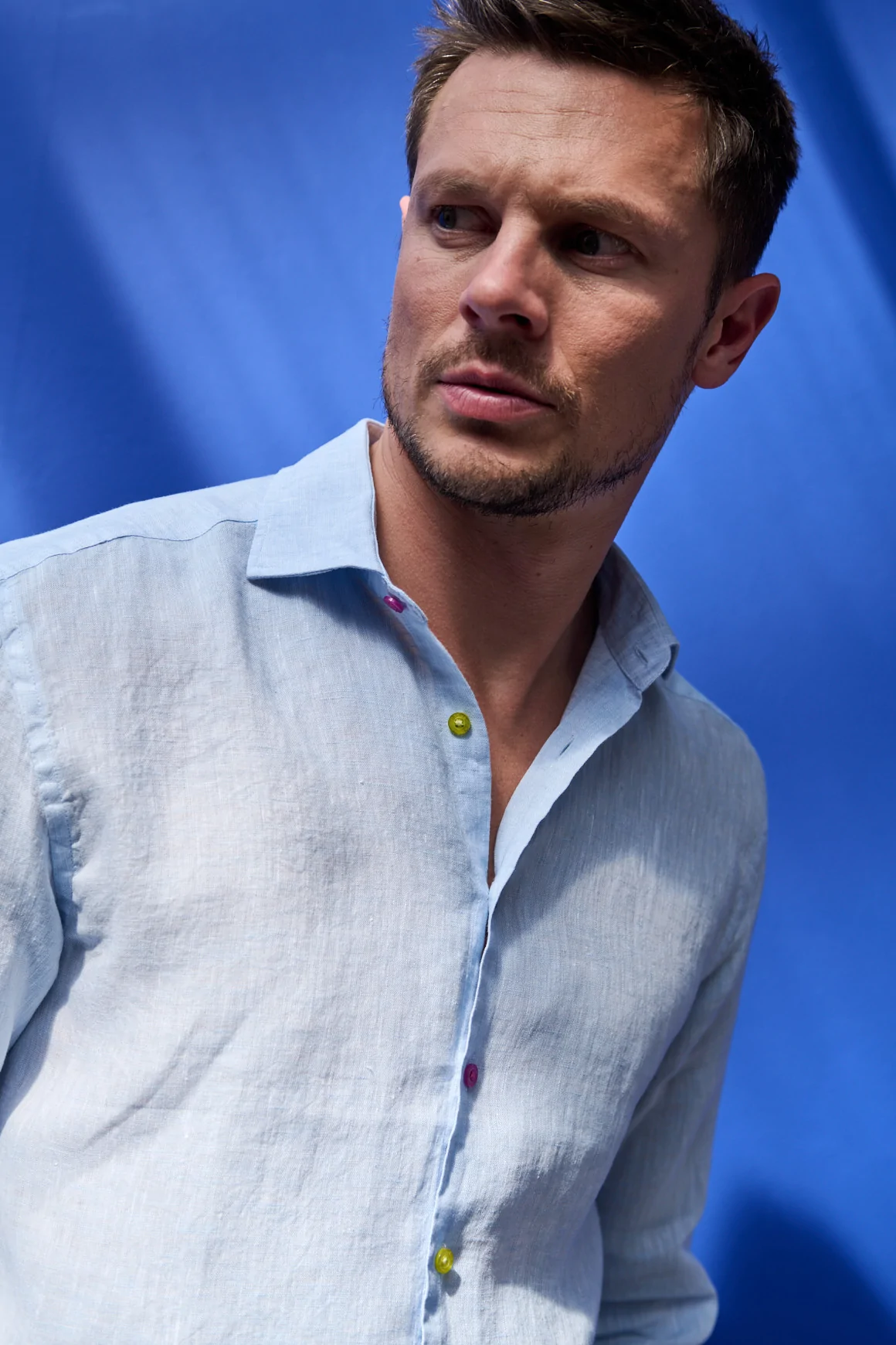 Achat Chemise RIVIERA Lin Ciel