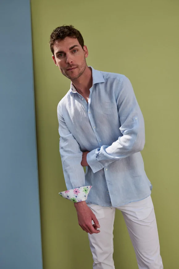 Achat Chemise IBIZA Lin Ciel