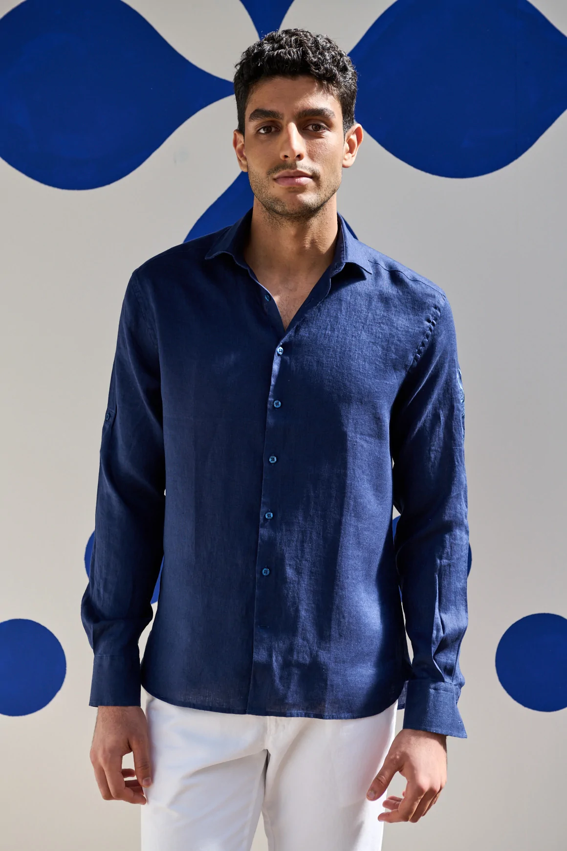 Achat ChemiseIBIZA PAPILLON Lin Navy