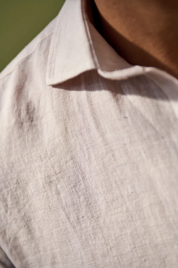 Achat Chemise RIVIERA PAPILLON Lin Beige