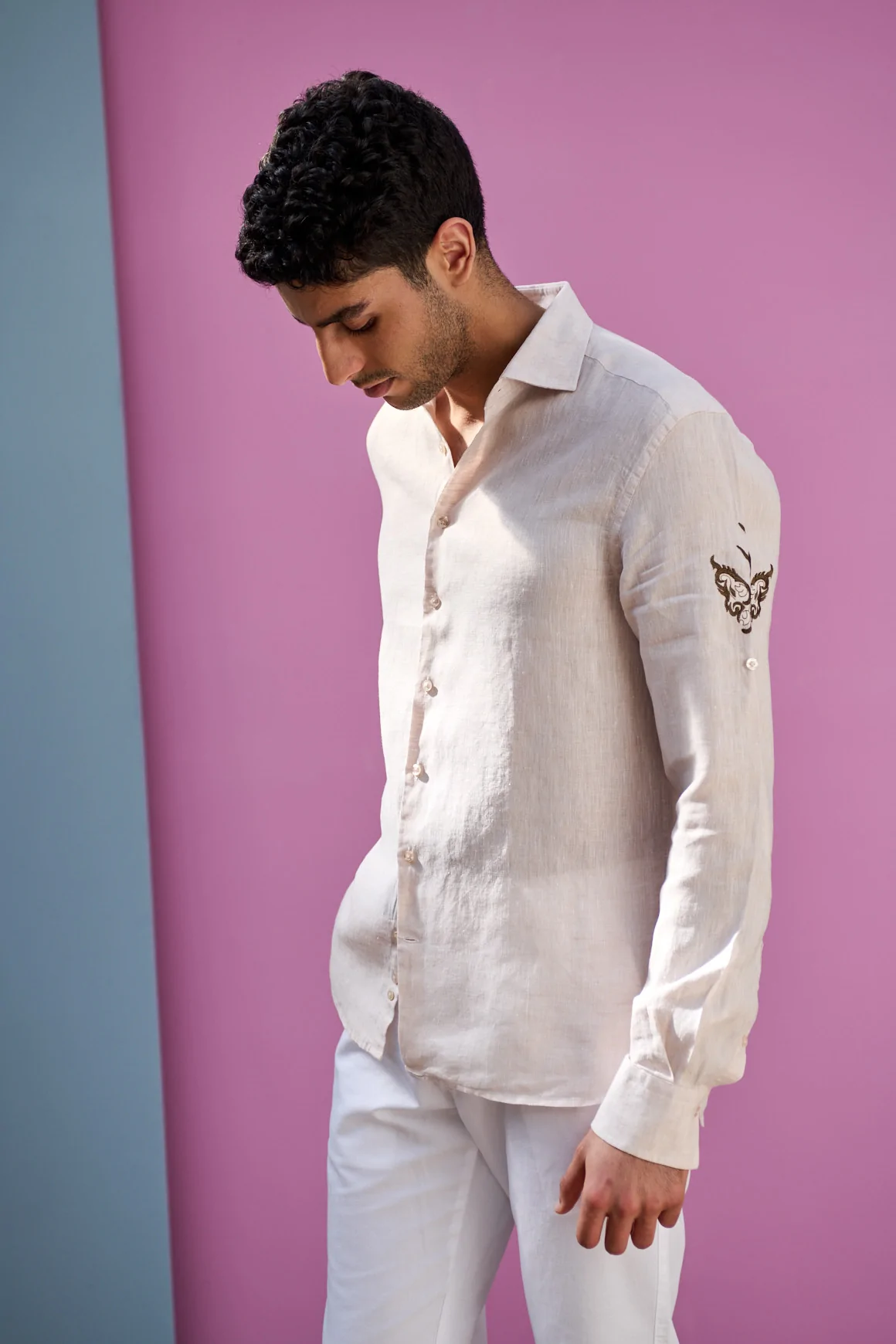 Achat Chemise RIVIERA PAPILLON Lin Beige