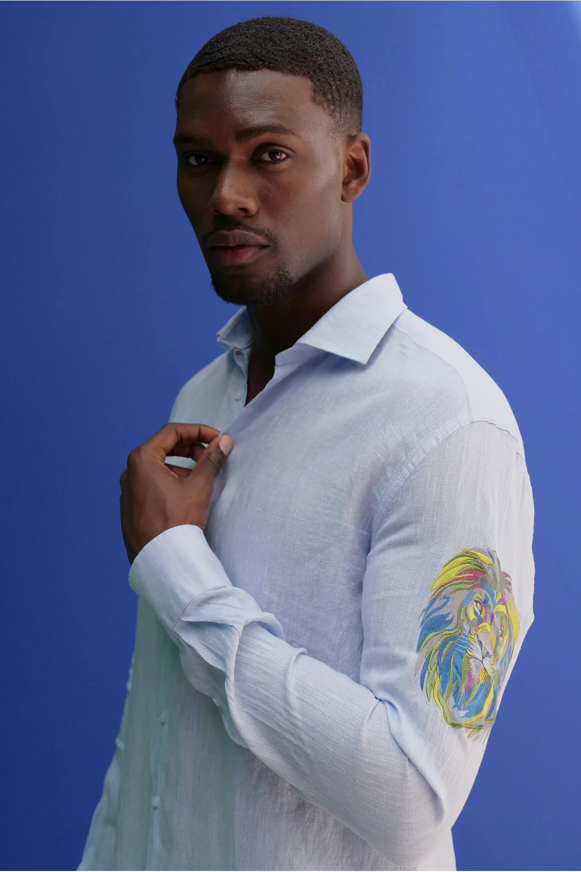 Achat Chemise RIVIERA LION Ciel