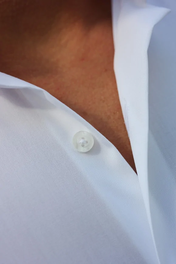 Achat Chemise blanche col officier