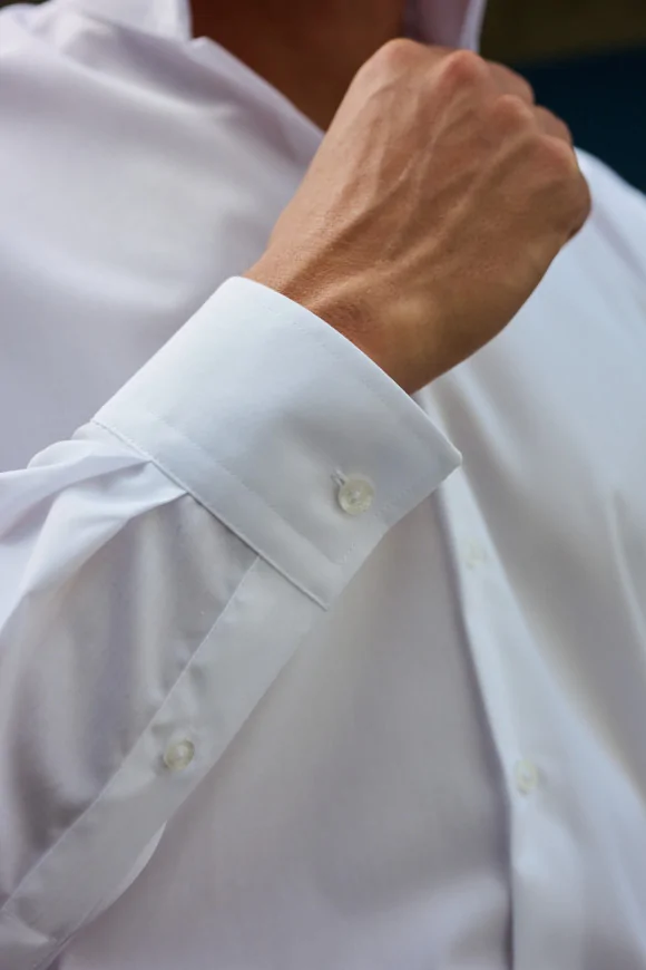 Achat Chemise blanche col officier