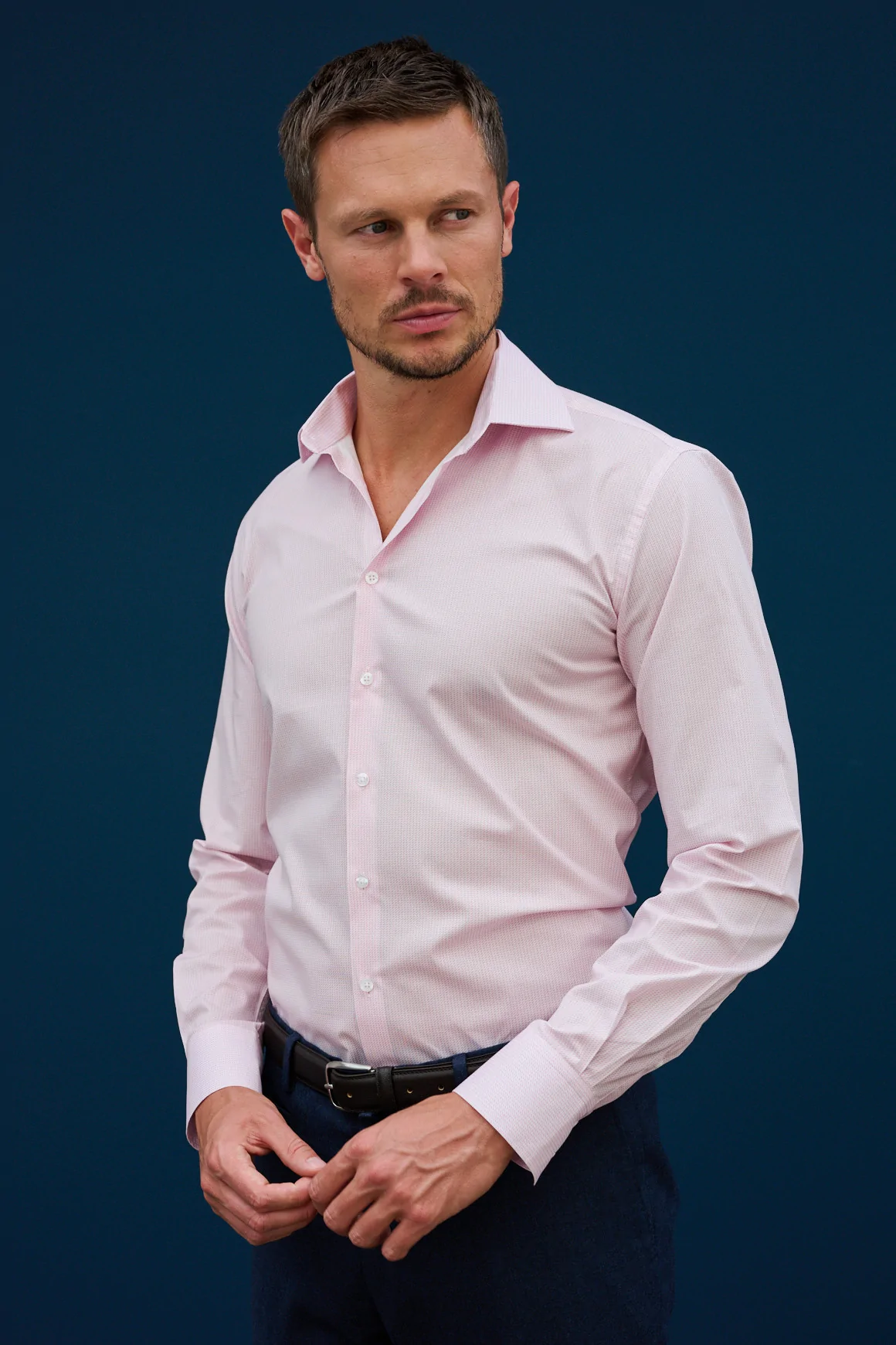 Achat Chemise Micro-motif rose