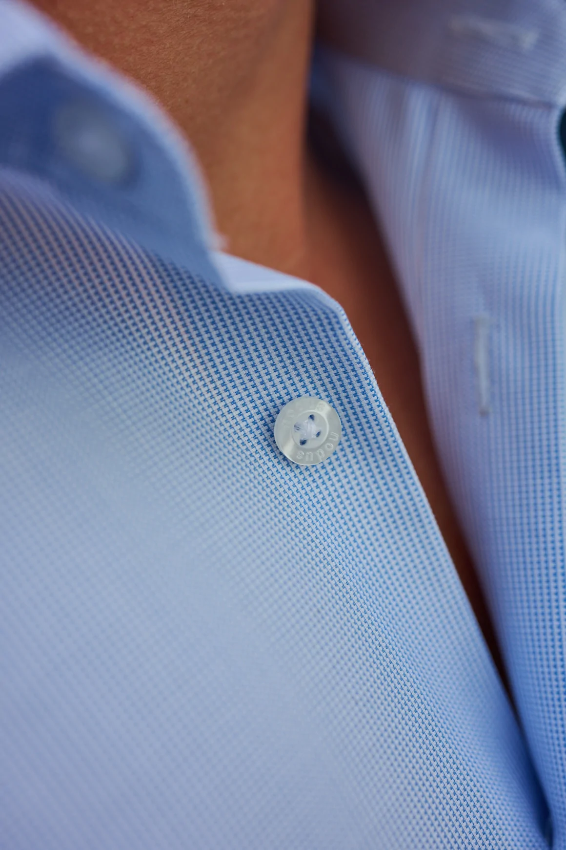 Achat Chemise Classique armurée bleue