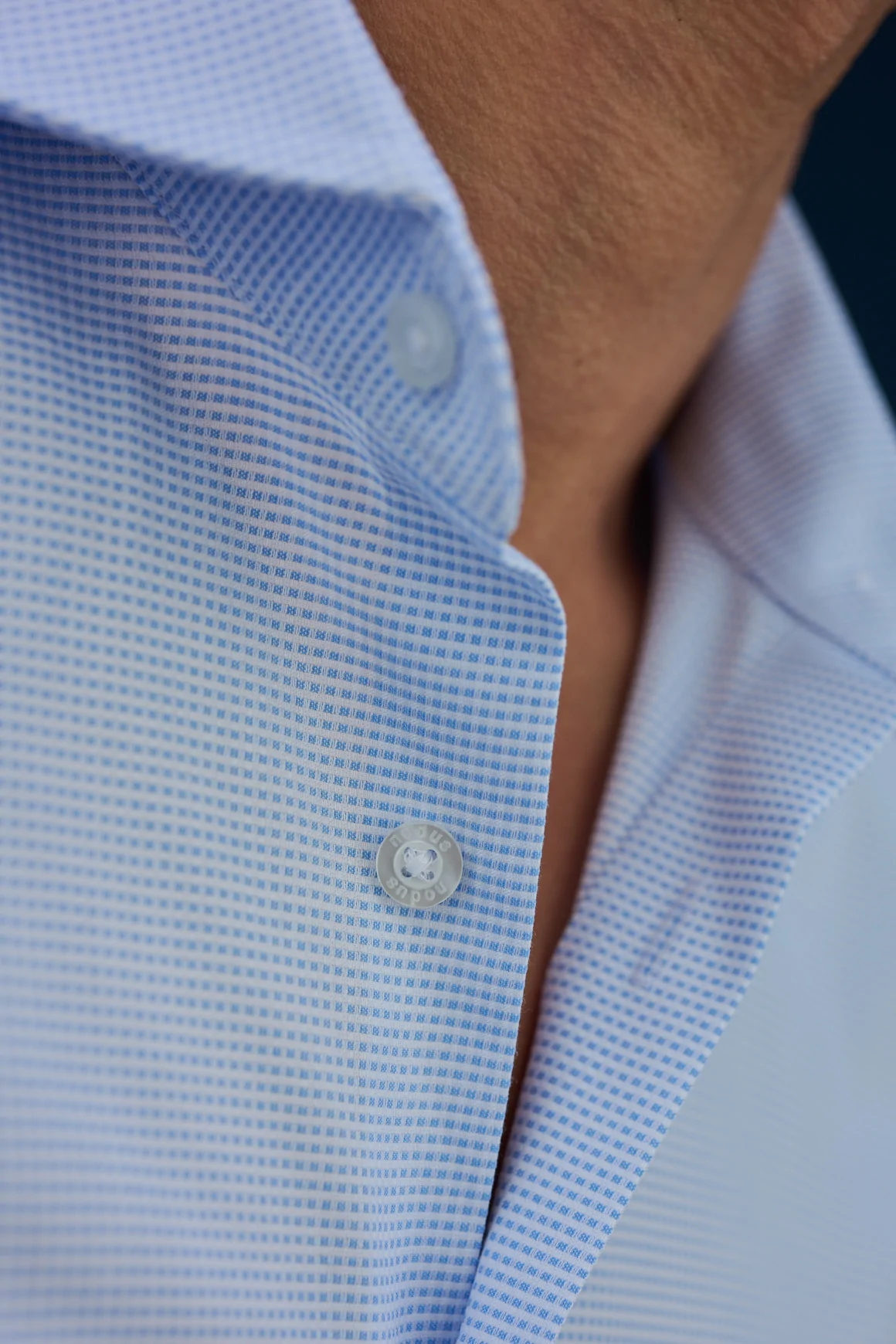 Achat Chemise Classique armurée bleue
