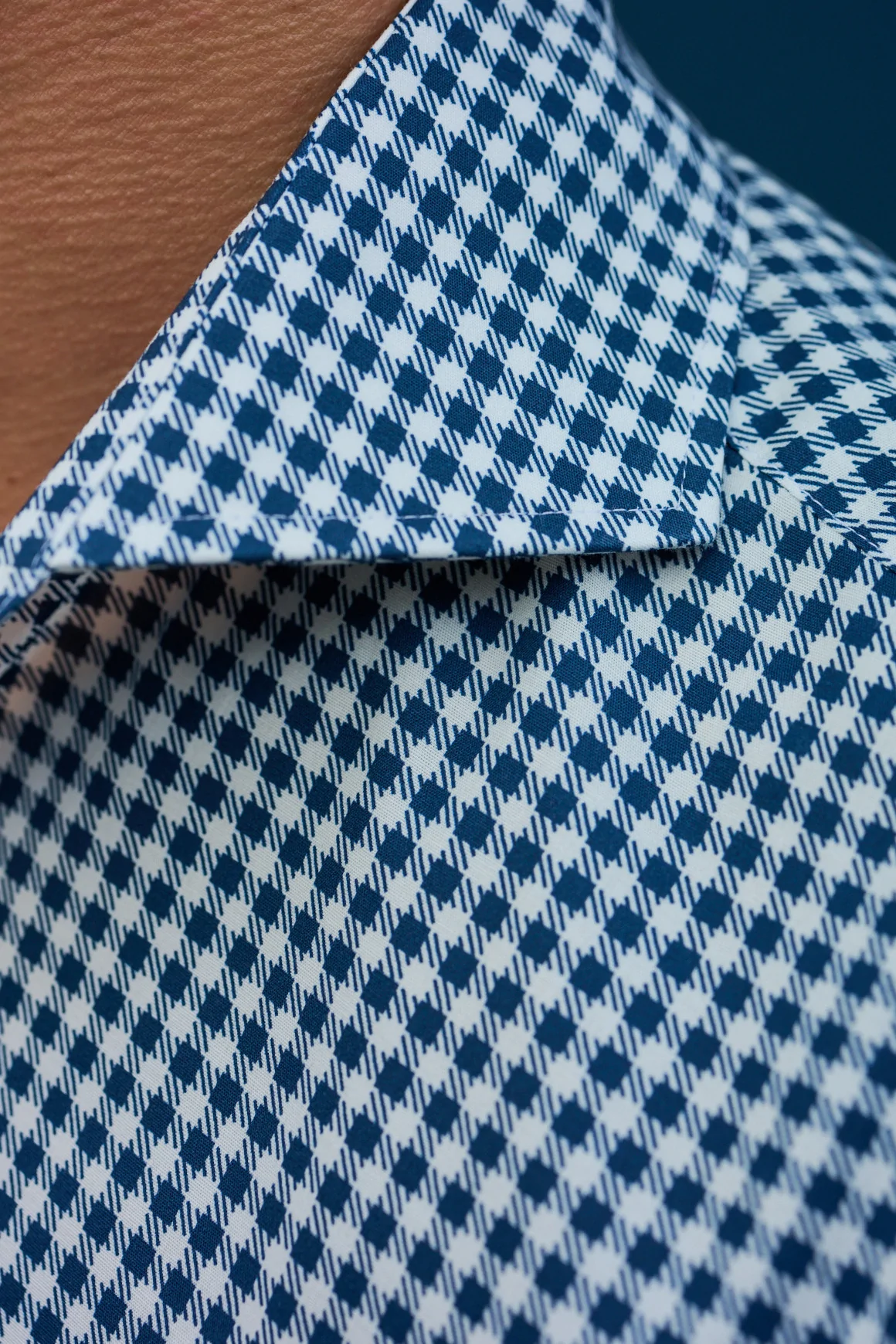Achat Chemise micro motif pied de poule