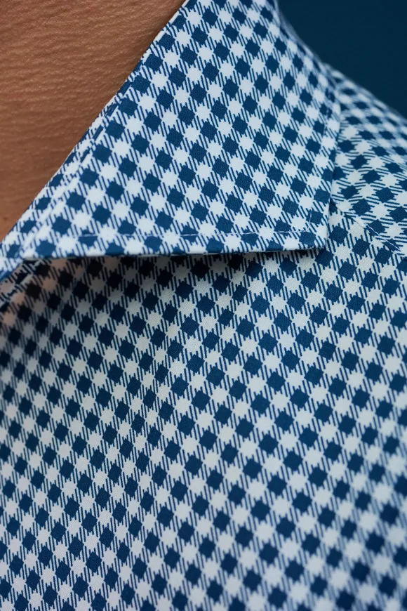 Achat Chemise micro motif pied de poule