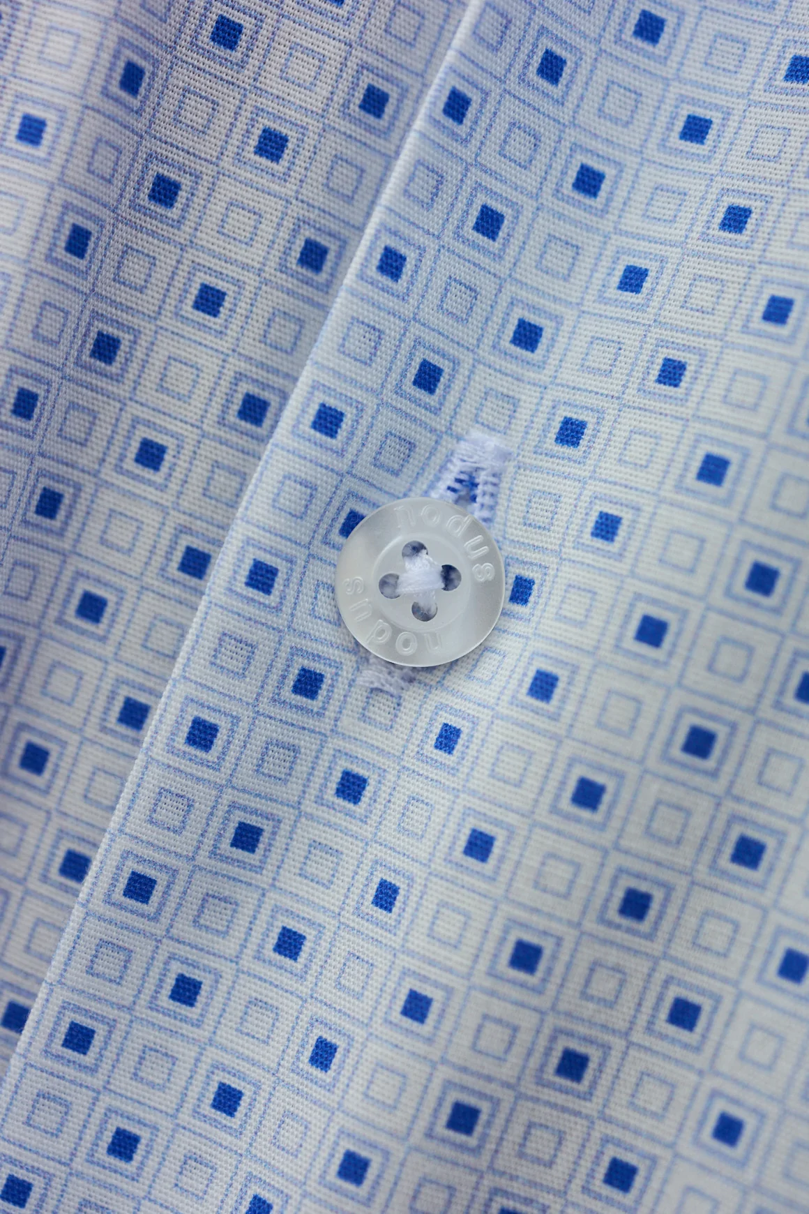Achat Chemise micro motif bleu