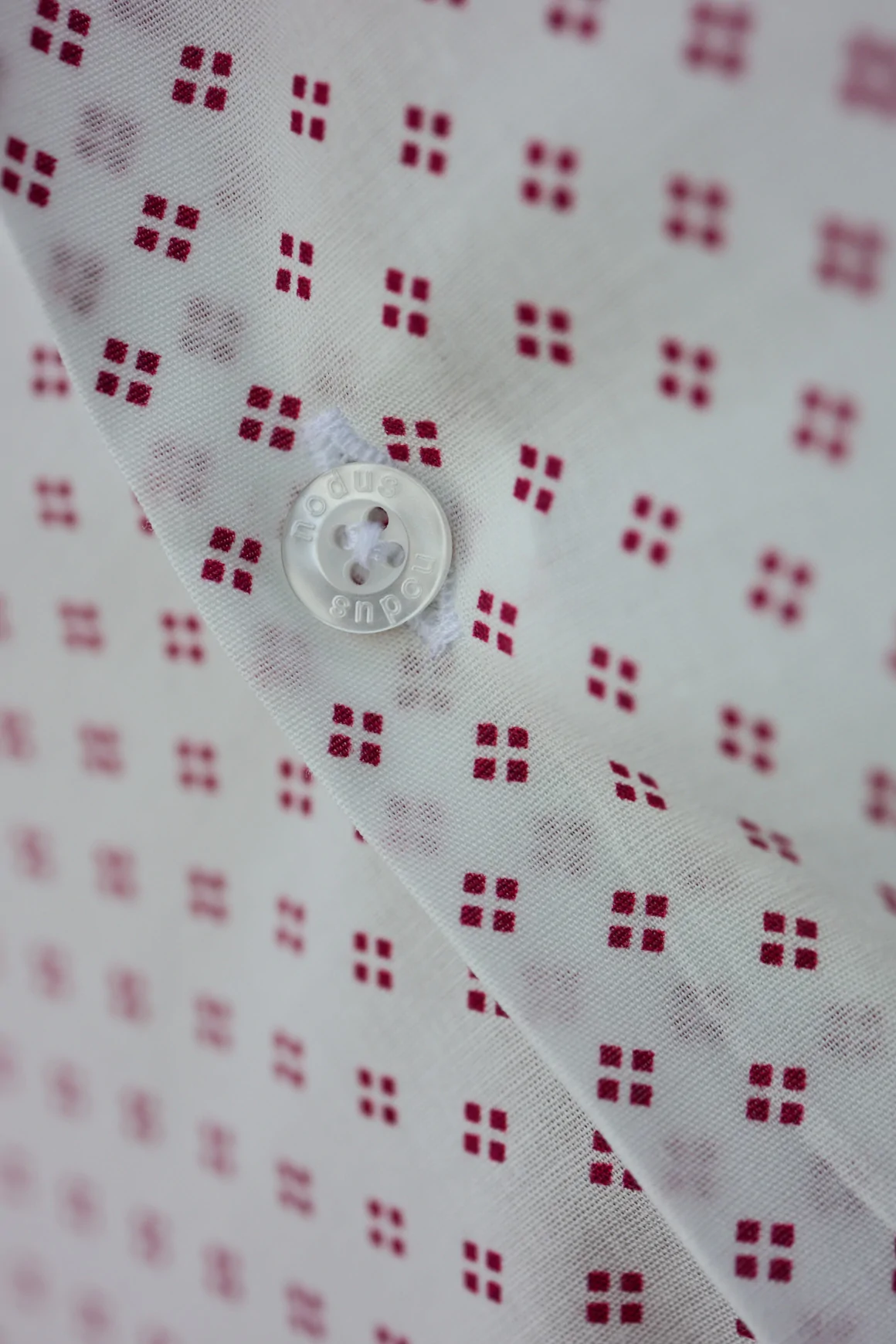 Achat Chemise micro motif rouge