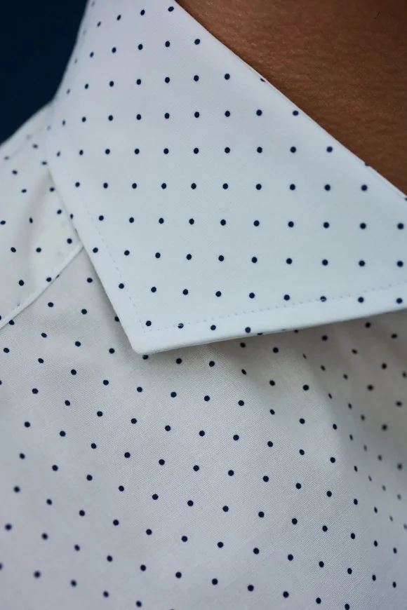 Achat Chemise micro motif pois