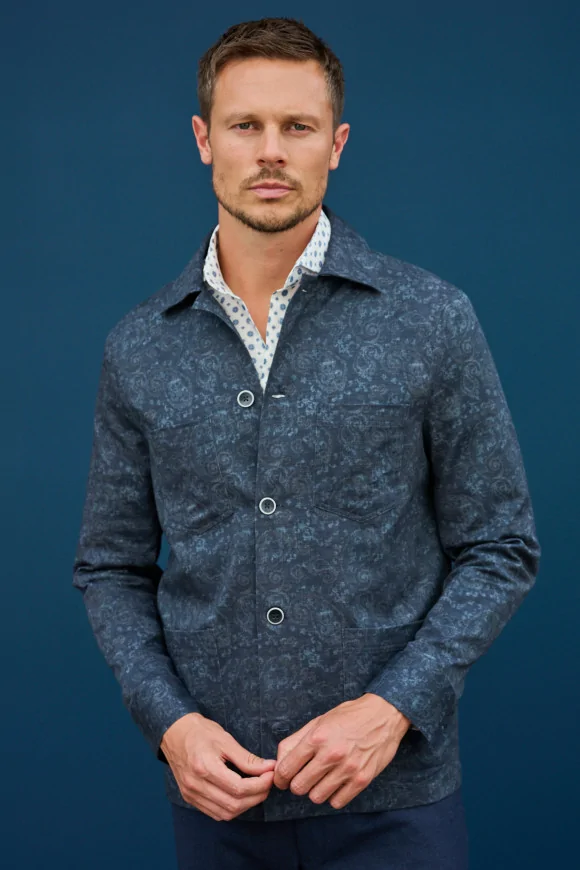 Achat Veste DEAN Imprimée Denim