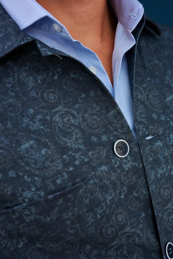 Achat Veste DEAN Imprimée Denim