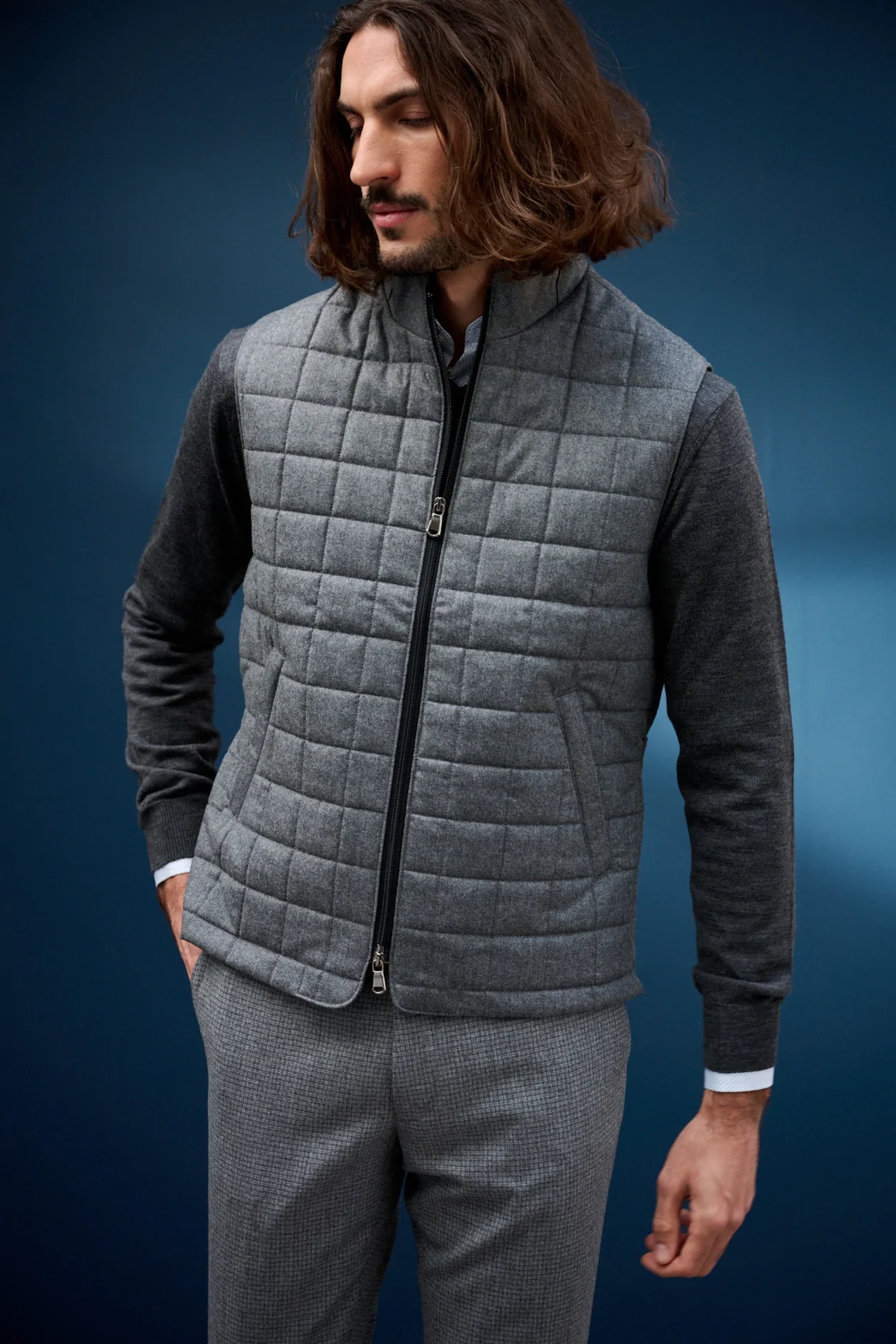 Achat Doudoune BARBA Gris