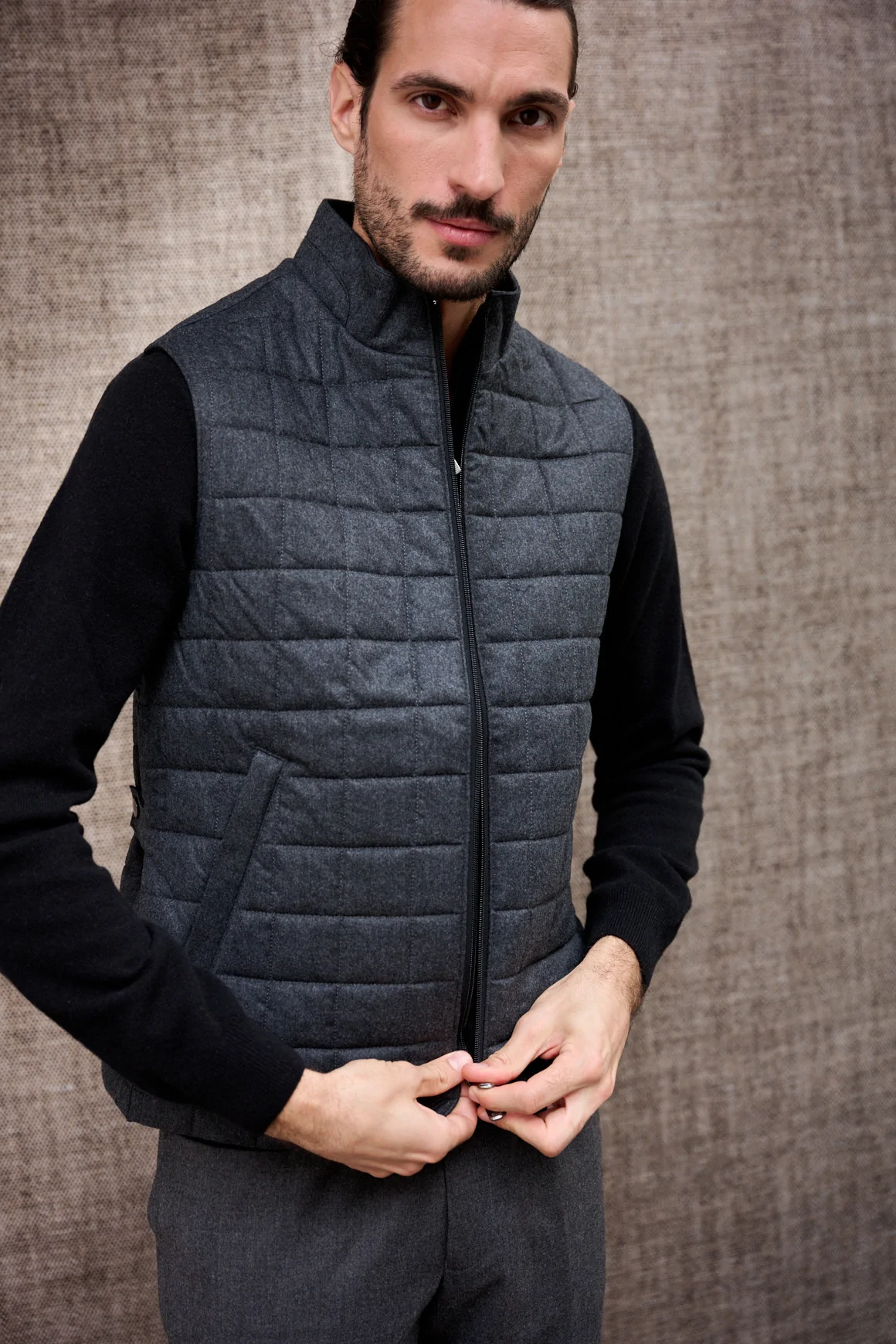 Achat Doudoune BARBA Anthracite