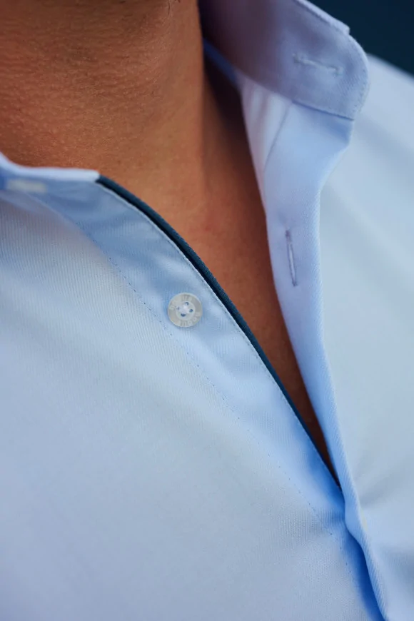 Achat Chemise Ganse Bleue