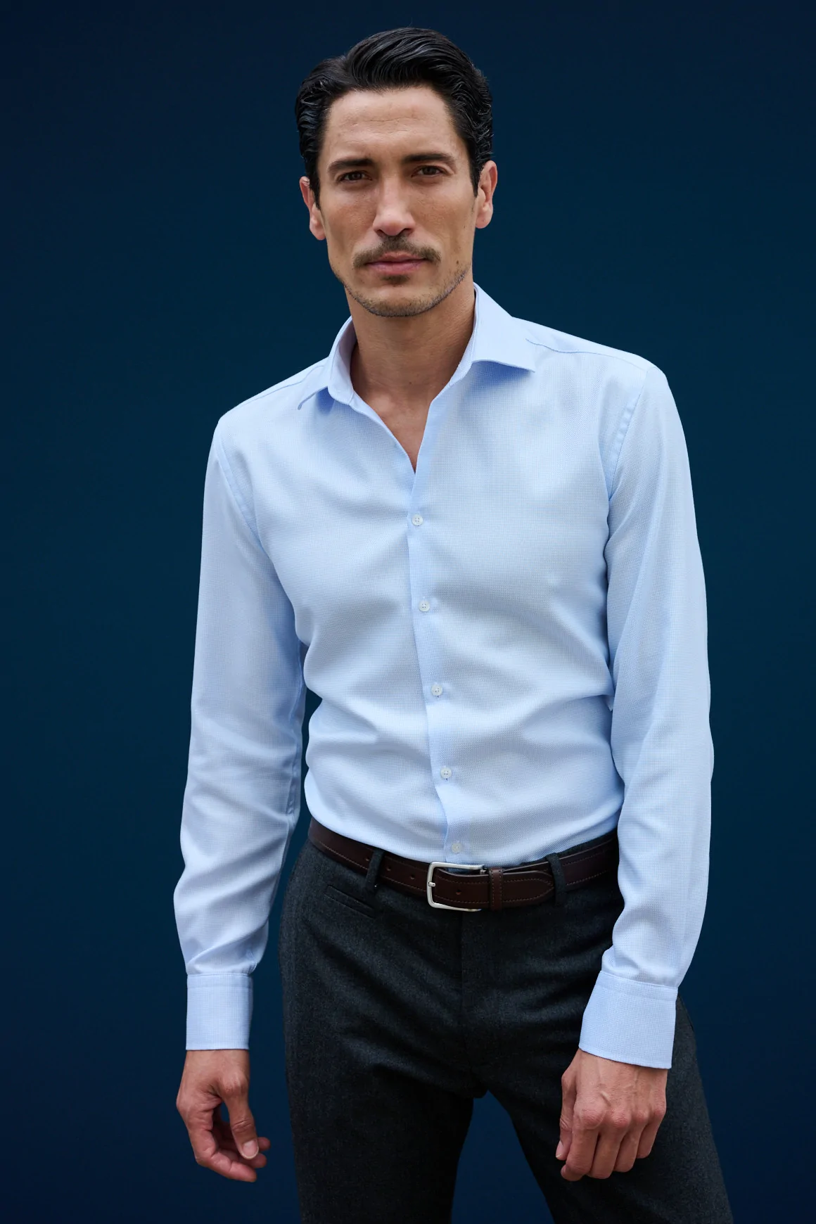 Achat Chemise Micro Motif Azur