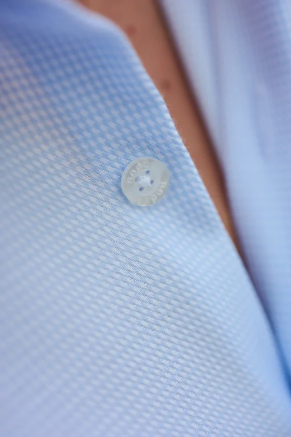 Achat Chemise Micro Motif Azur