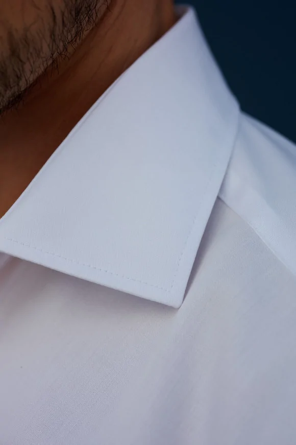 Achat Chemise Blanche Ganse Bleue