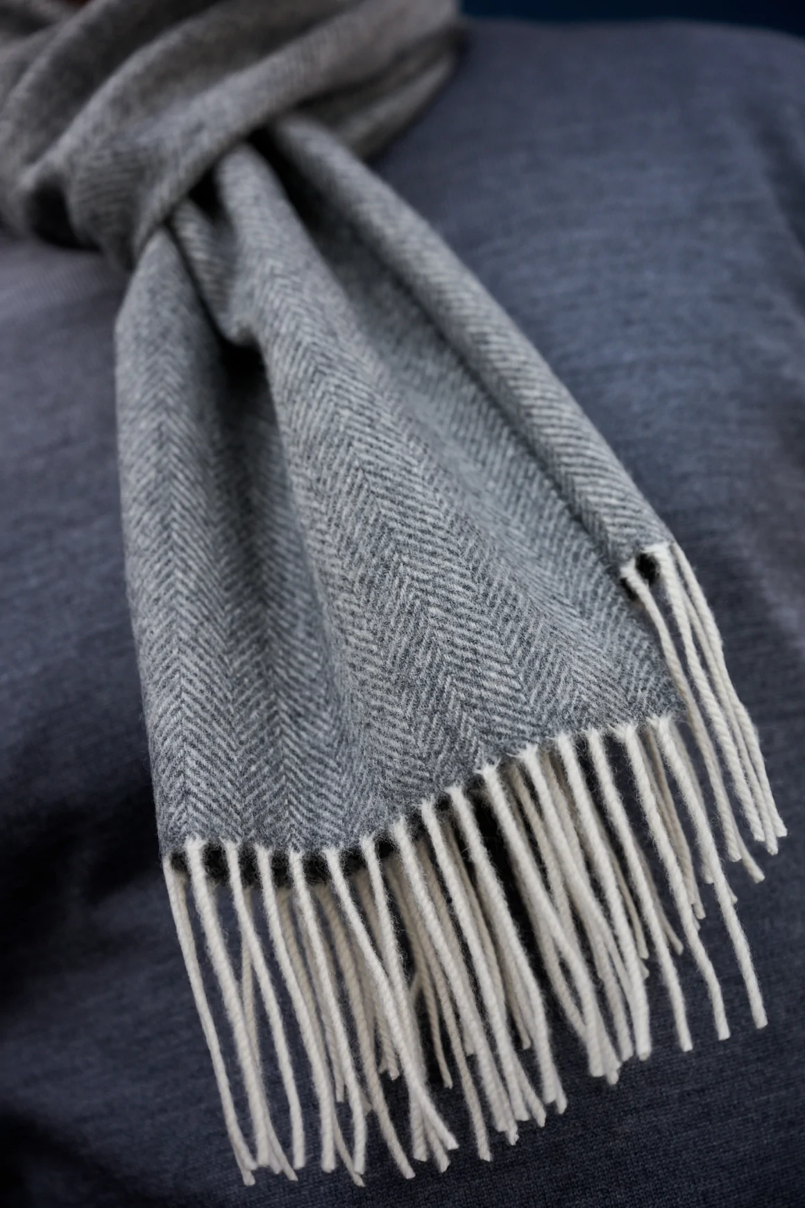 Achat Echarpe Cachemire Gris