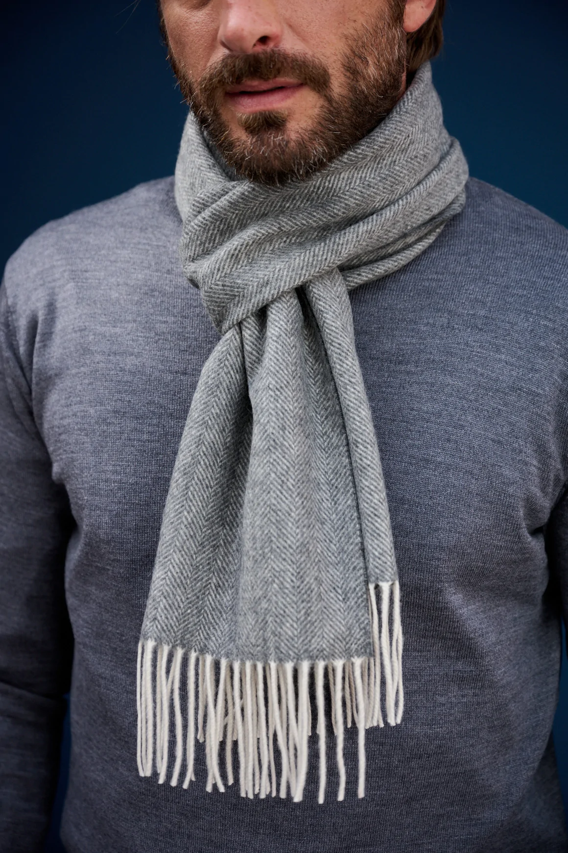 Achat Echarpe Cachemire Gris