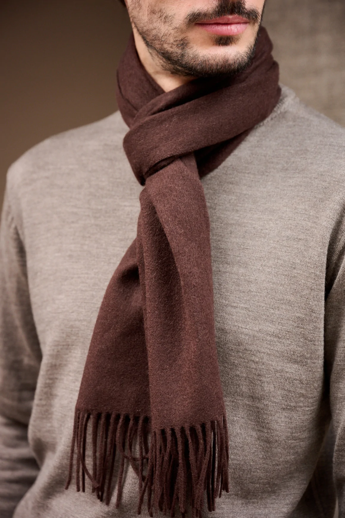 Achat Echarpe Cachemire Coffee