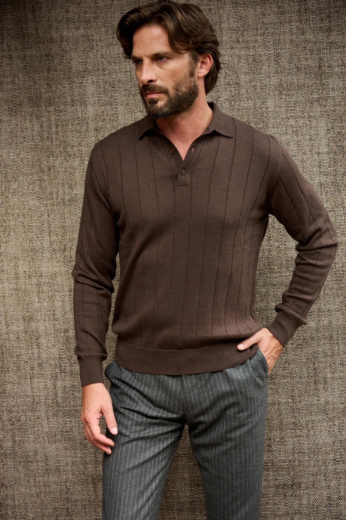 Achat Polo ROMA Marron