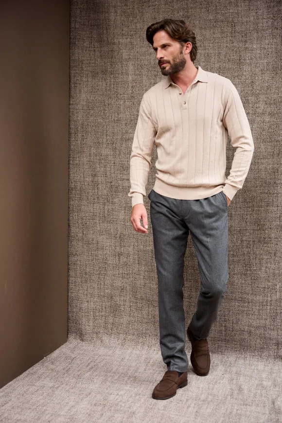 Achat Polo ROMA Beige