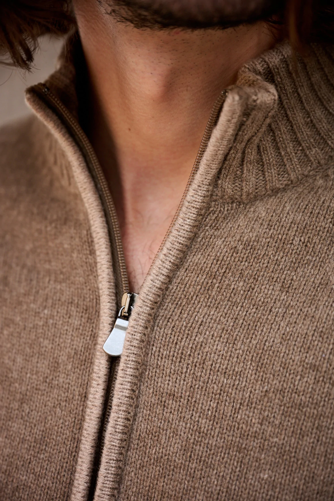 Achat Gilet HUGO Taupe