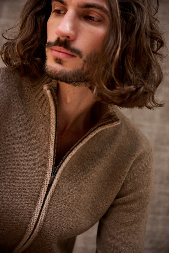 Achat Gilet HUGO Taupe
