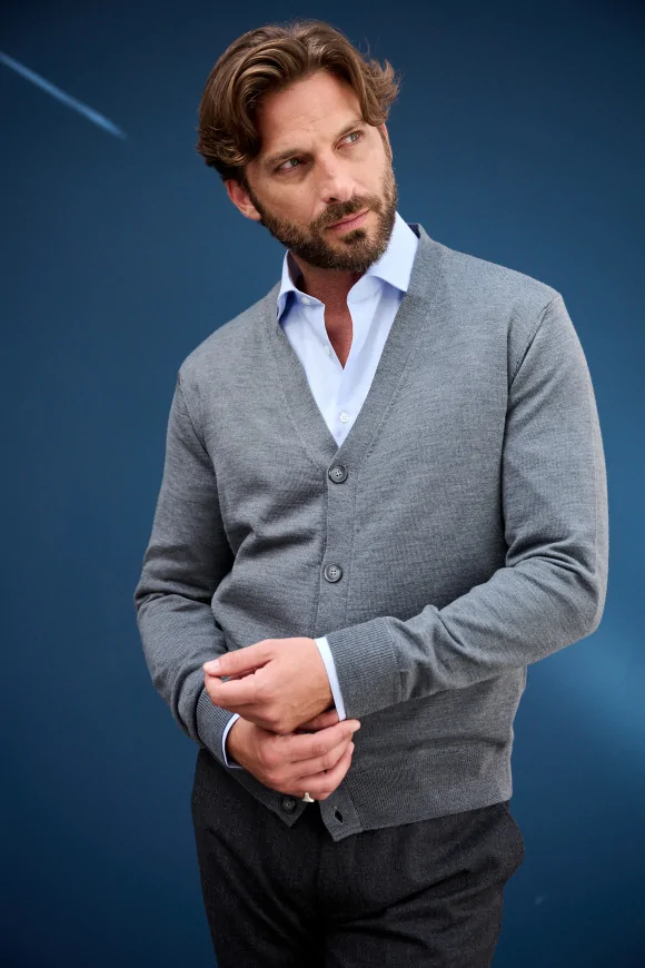 Achat Cardigan LONDON Gris