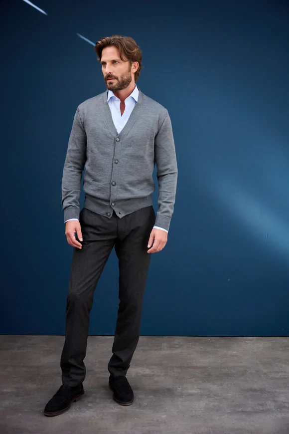 Achat Cardigan LONDON Gris
