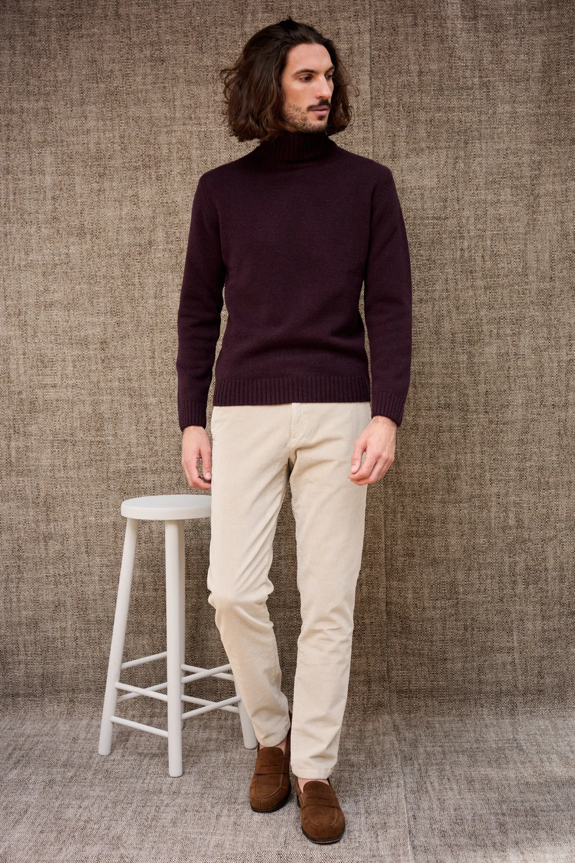 Achat Pull MEGEVE 2 Prune