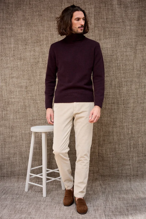 Achat Pull MEGEVE 2 Prune