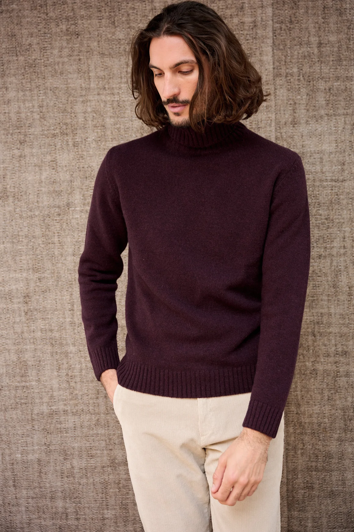 Achat Pull MEGEVE 2 Prune