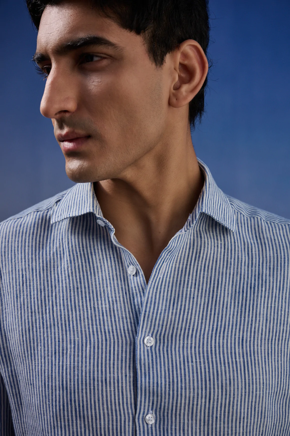 Chemise Rayures Bleues