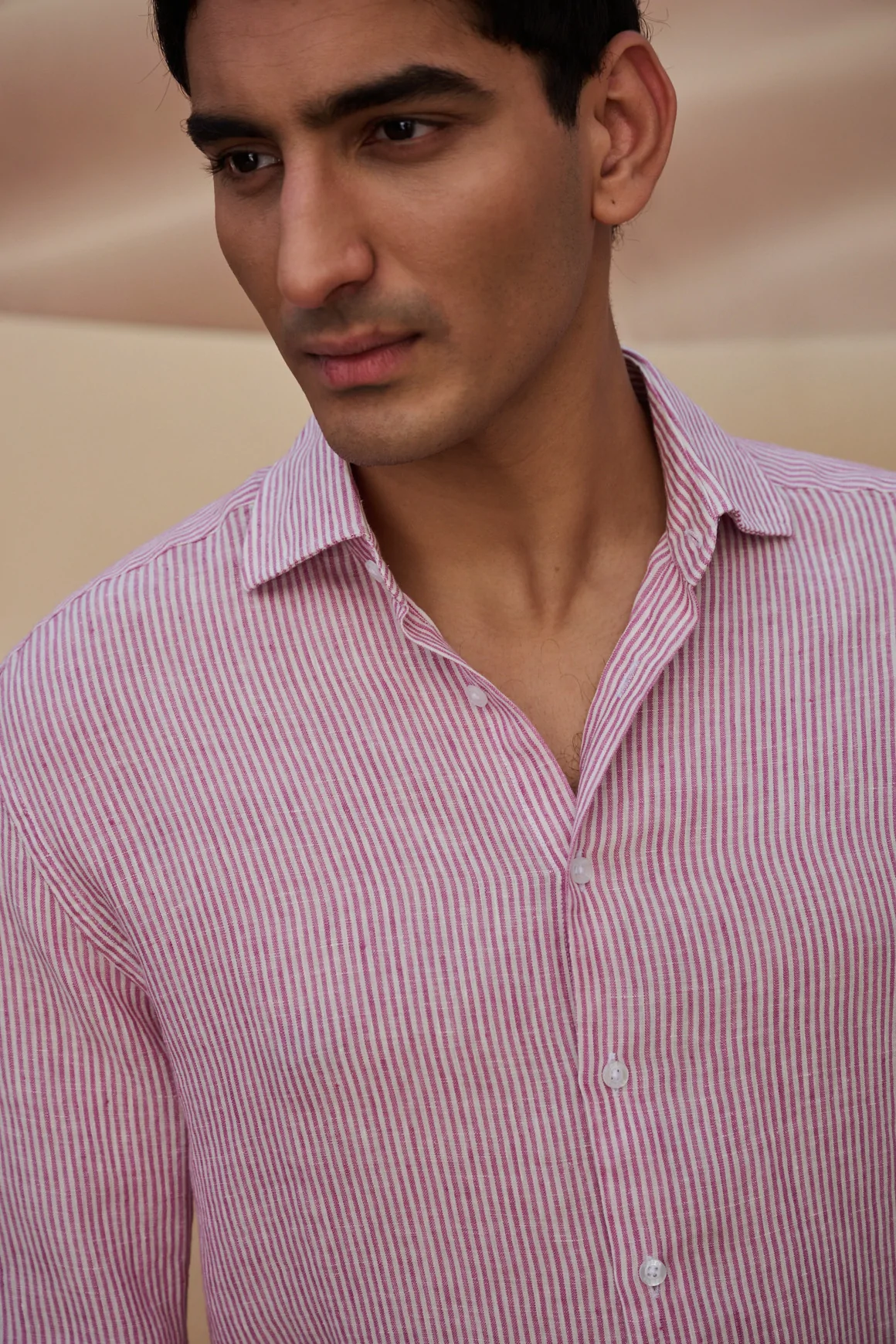 Chemise Rayures Roses