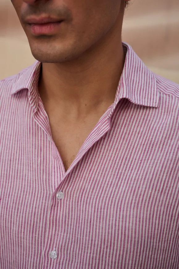 Achat Chemise Rayures Roses