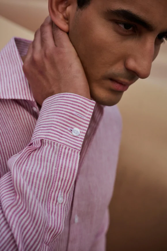 Achat Chemise Rayures Roses