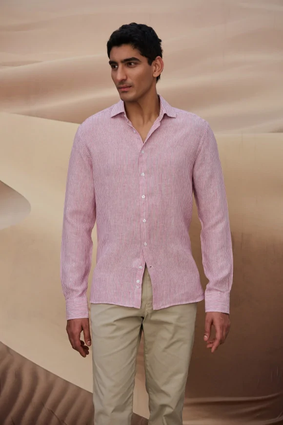 Achat Chemise Rayures Roses