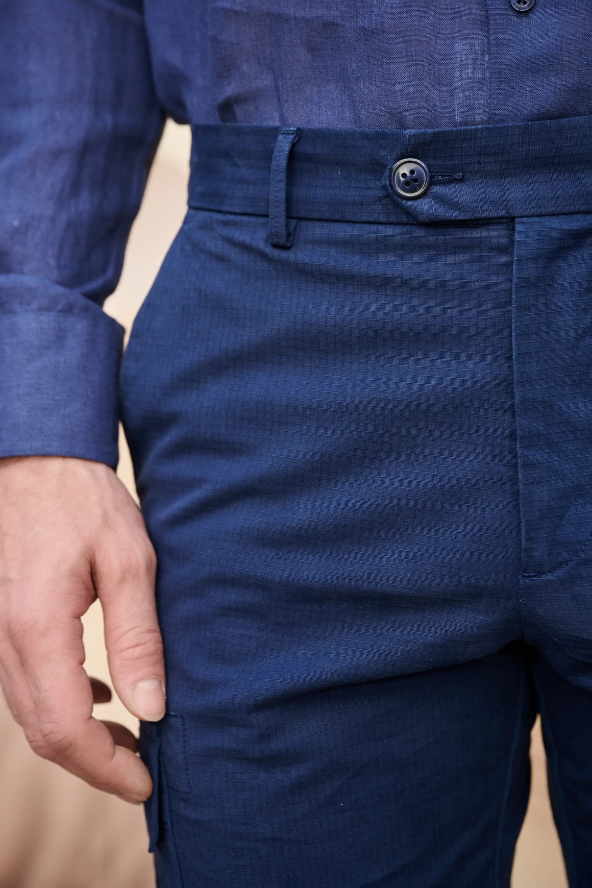 Pantalon REPORTER Bleu Marine