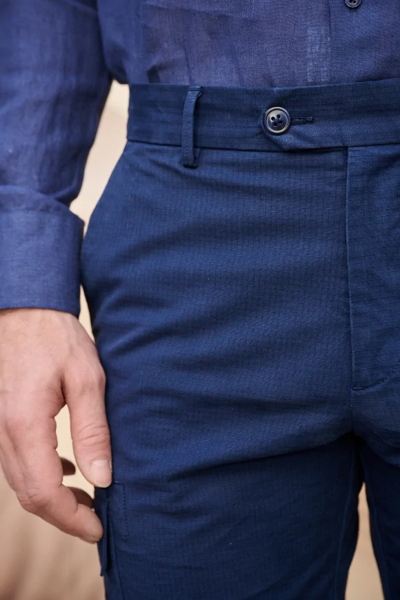Achat Pantalon REPORTER Bleu Marine