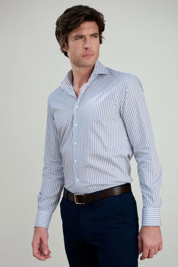 Achat Chemise Rayures Indigo