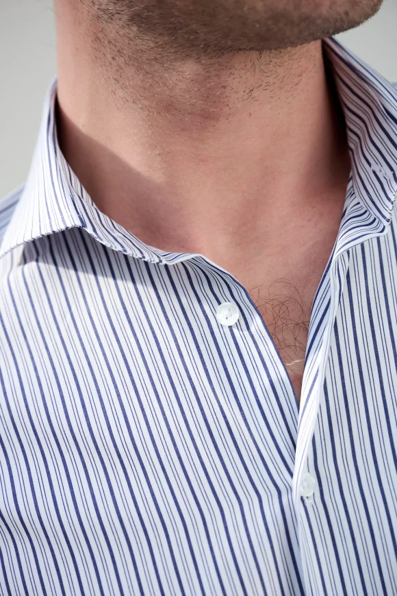 Achat Chemise Rayures Indigo