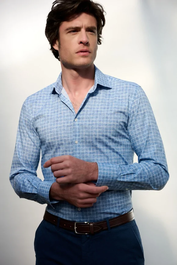 Achat Chemise BLUE SQUARES