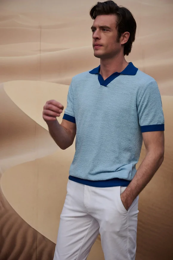 Achat Polo ELIOT Bleu Ciel