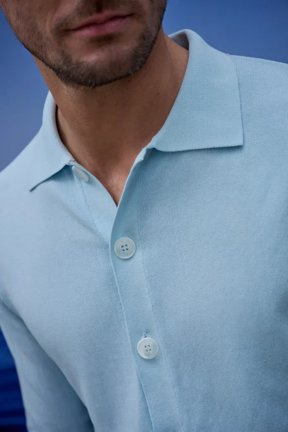 Achat Polo GABIN Bleu Ciel